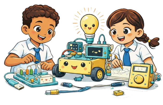 Students building project